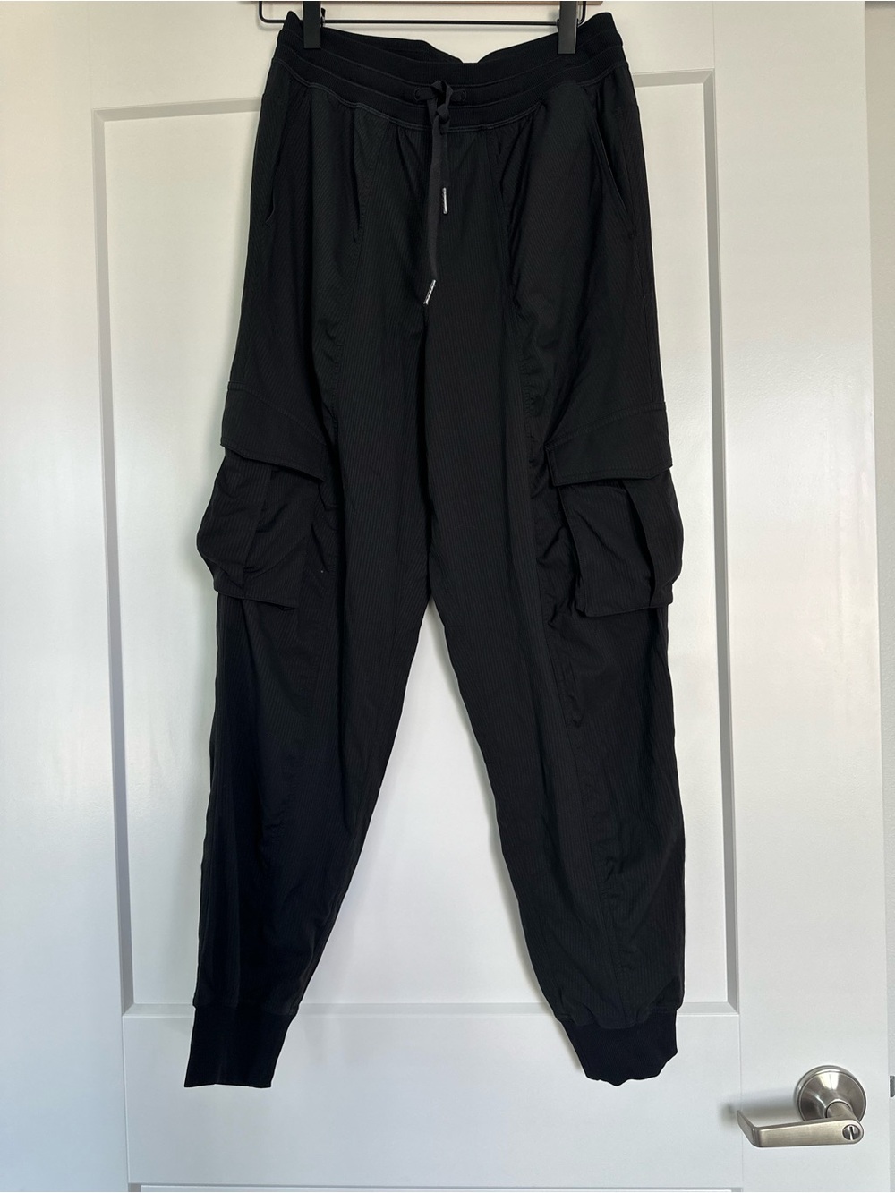 lululemon athletica Black Cargo Jogger Track Pants